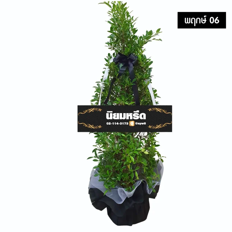 พวงหรีดต้นไม้ พฤกษ์06