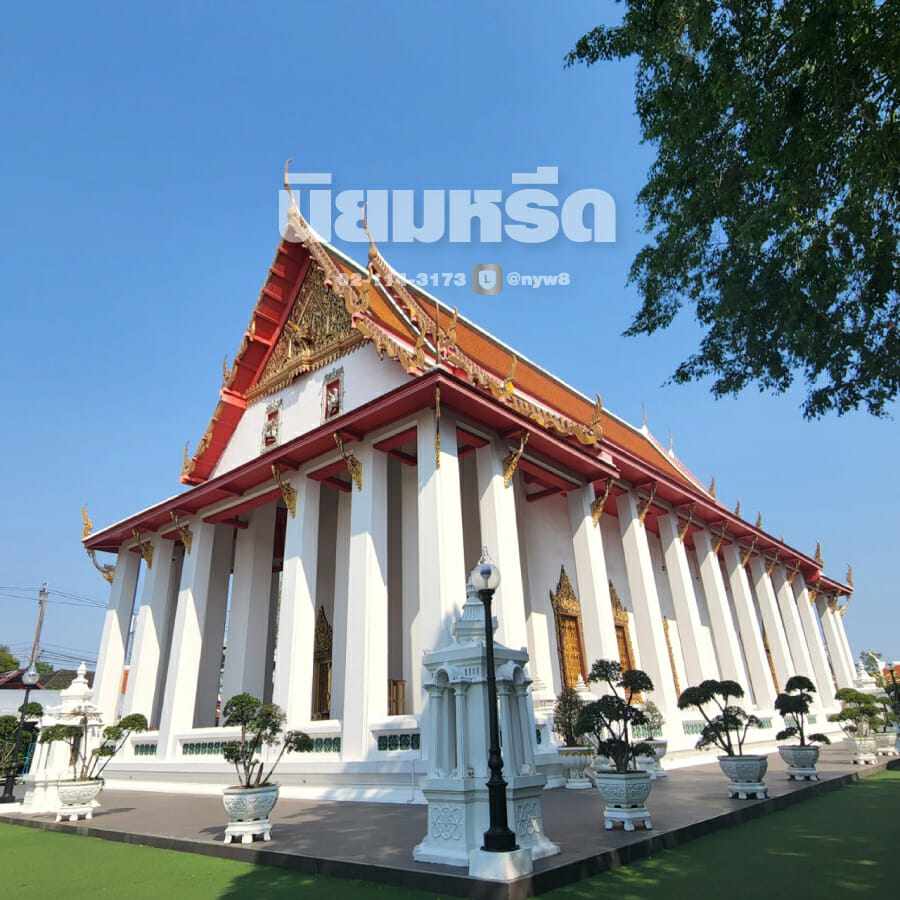 พวงหรีดวัดหงส์รัตนาราม