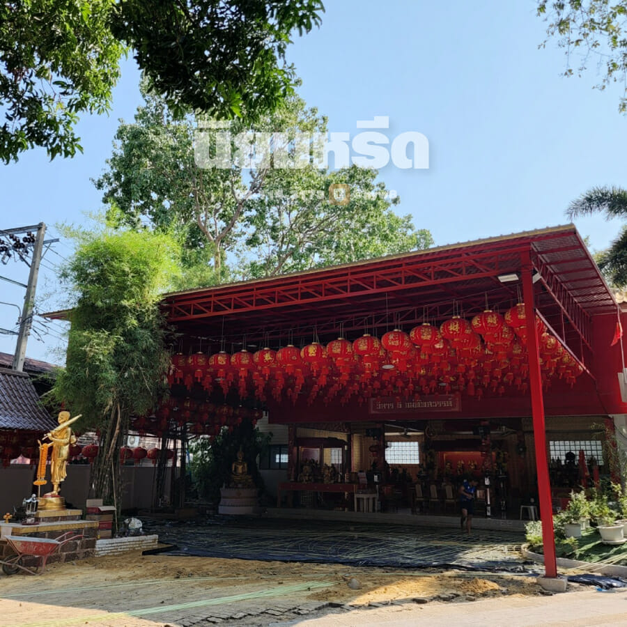 พวงหรีดวัดหงส์รัตนาราม
