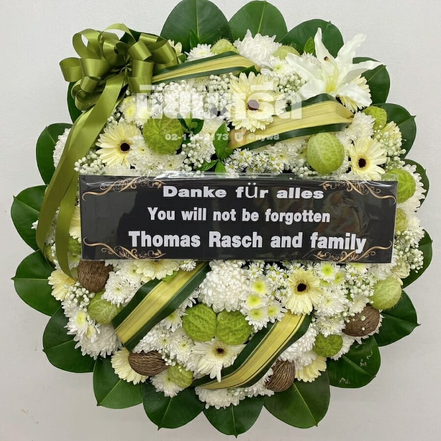 พวงหรีดวัดจันทร์ประดิษฐาราม