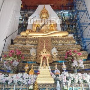 ภาพการส่งพวงหรีดที่วัดประยุรวงศาวาส ธนบุรี ภาพที่ 4