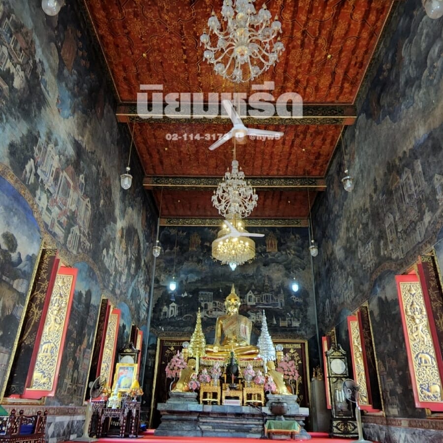 พวงหรีดวัดมหาพฤฒาราม