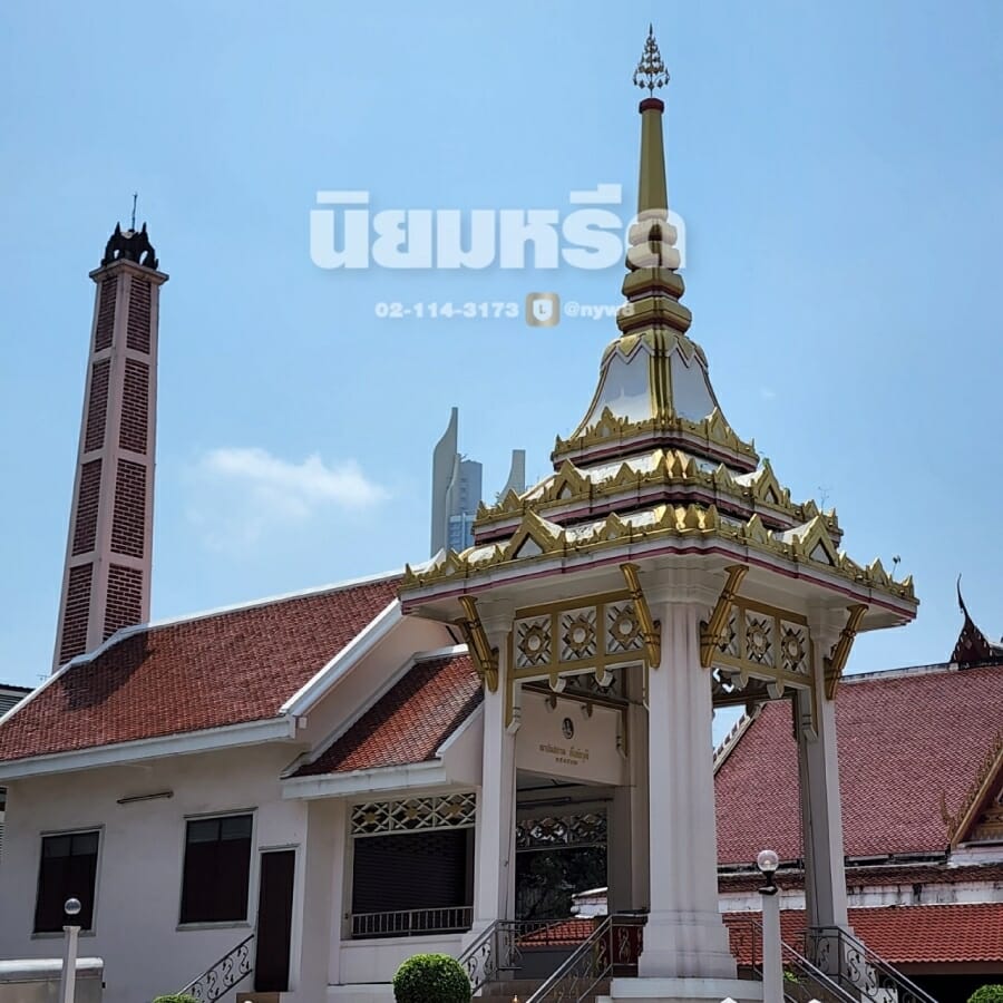 พวงหรีดวัดมหาพฤฒาราม