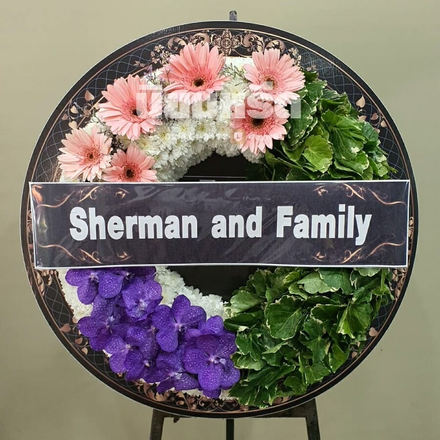 พวงหรีดวัดดอกไม้