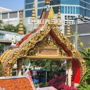 ภาพการส่งพวงหรีดที่วัดหัวลำโพง บางรัก ภาพที่ 1