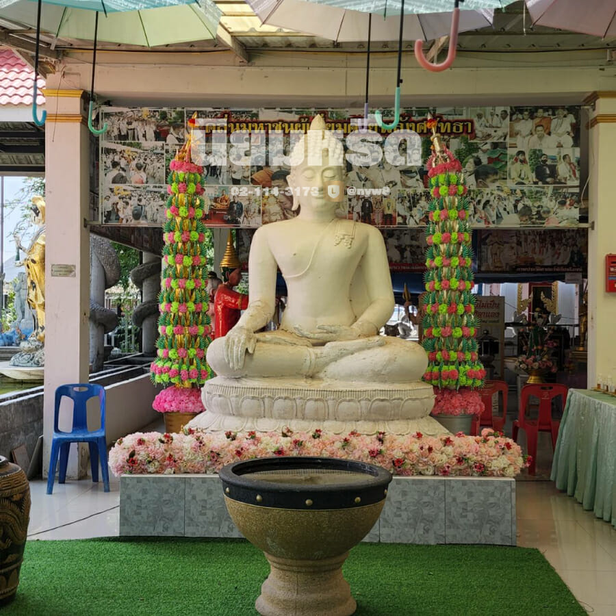 พวงหรีดวัดบางแพรก