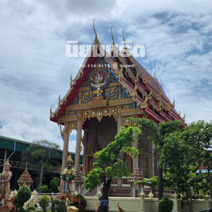 พวงหรีดวัดโพธิ์แจ้