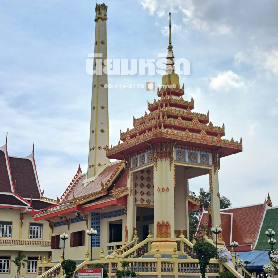 พวงหรีดวัดในสองวิหาร