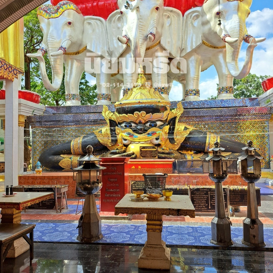 พวงหรีดวัดขุนจันทร์