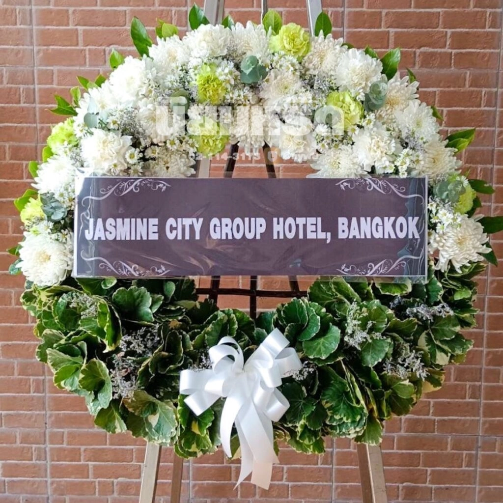 พวงหรีดวัดบางสะแกนอก