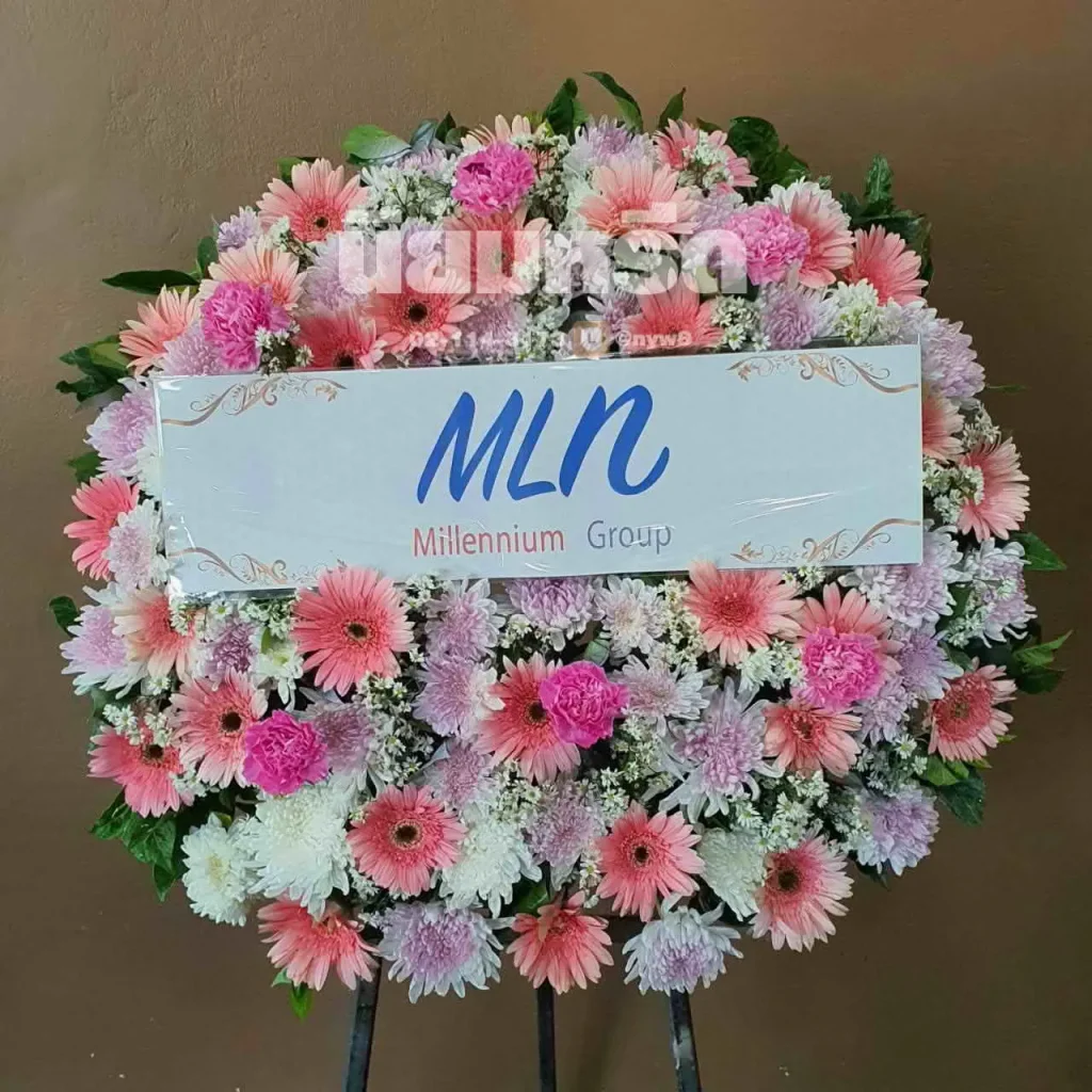 พวงหรีดวัดกิ่งแก้ว ตำบลราชาเทวะ