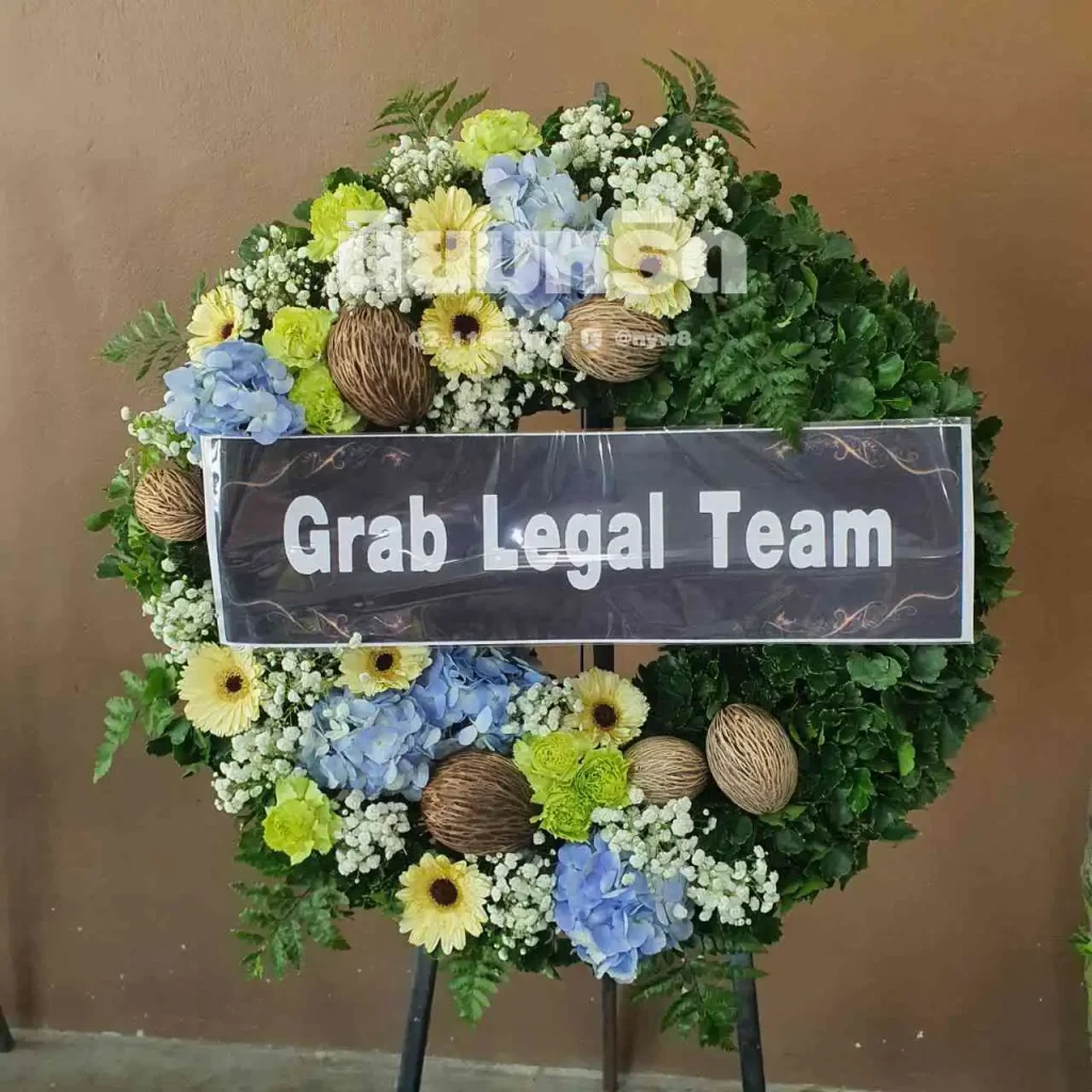 พวงหรีดวัดศรีรัตนธรรมาราม ตำบลบางโฉลง