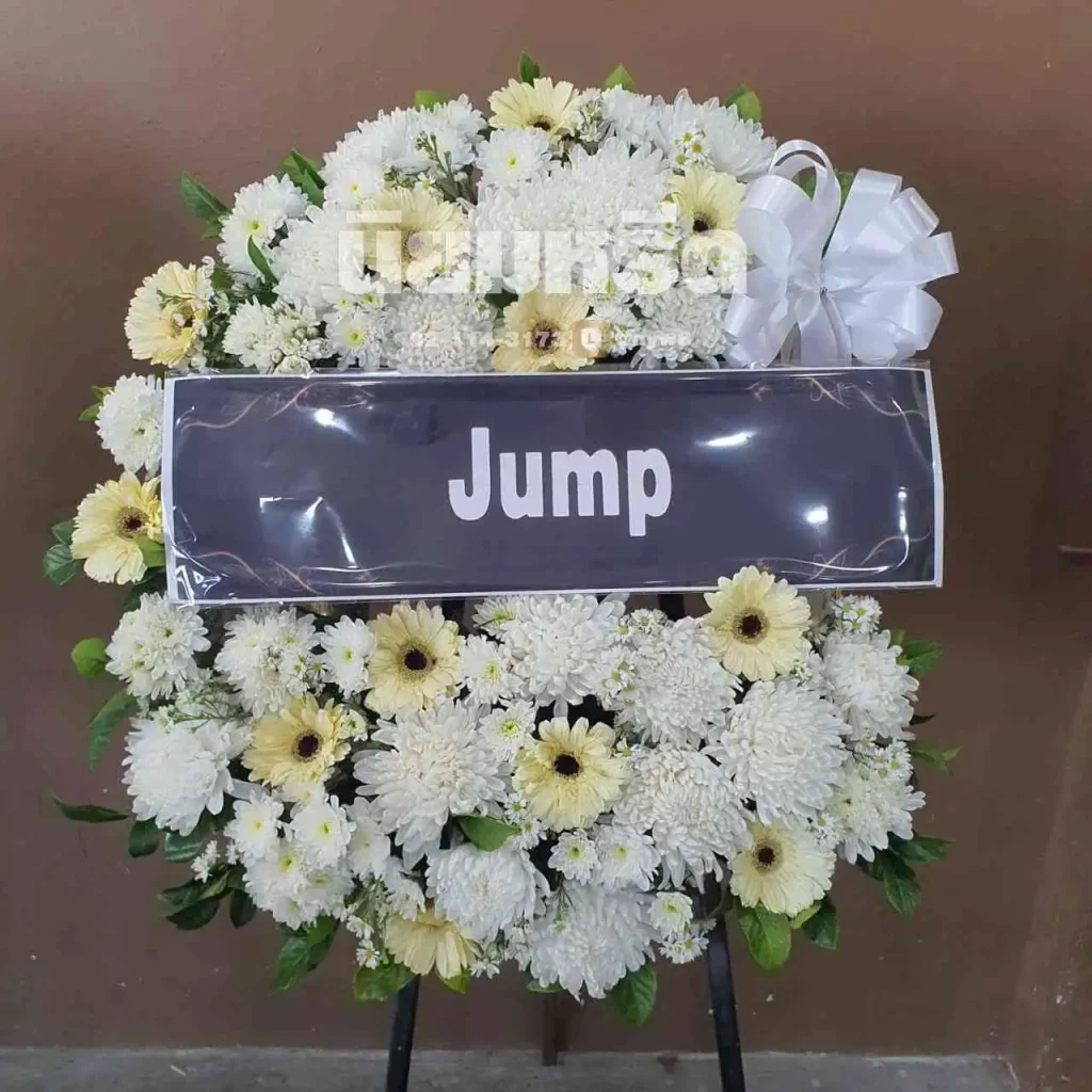 พวงหรีดวัดสว่างอารมณ์ ตำบลคลองด่าน