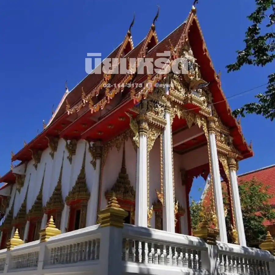พวงหรีดวัดไตรมิตรวราราม ตำบลแหลมฟ้าผ่า