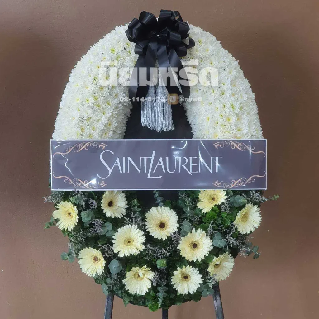 พวงหรีดวัดสังเวชวิศยารามวรวิหาร