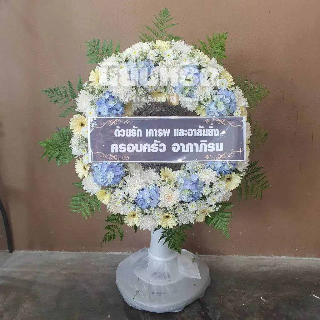 พวงหรีดวัดภาณุรังษี เขตบางพลัด