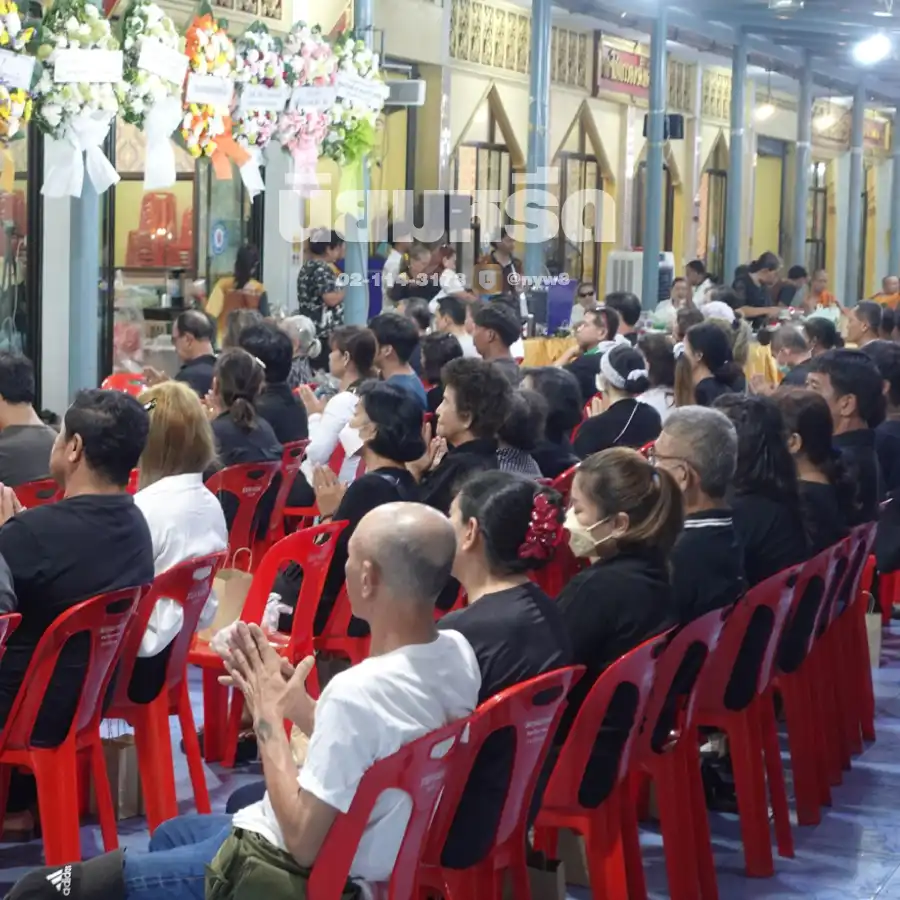 พวงหรีดวัดมหาบุศย์