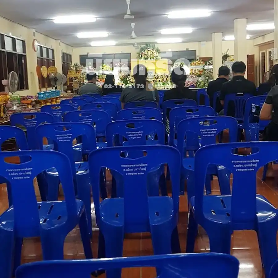 พวงหรีดวัดอาษาสงคราม อำเภอพระประแดง